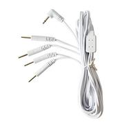 KONMED 1 Pair Tens Lead Wires Jack 2.5mm Plug 2.0mm Pin Connection