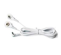 KONMED 10 Pieces Tens Electrode Lead Wires Jack 3.5mm Snap 3.5mm Connection