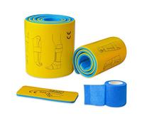 KONMED 3pcs/set Emergency First Aid Fracture Fixed Splint Brace Support Splint Roll With Self-adhesive Bandage for Arm Leg Finger