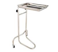Konmee Mobile Instrument Stand Mayo Instrument Tray Stand Medical Doctor Tattoo Spa Salon Equipment Procedure Trays with Stainless Steel
