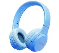 KONNAO Kids Headphones Wireless 60H, Foldable On Ear Headphone with MIC, Volume Limiter 85dB/94dB Wireless & Wired Headphones, Over-Ear Headphone for Kid Adult School Online Class Travel, Blue