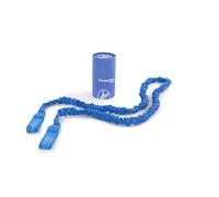 Konnections Fabric Covered Resistance Band Revolutionary Pilates Enhancement Tool for Strength, Flexibility and Precision (Blue)