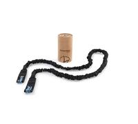 Konnections Fabric Covered Resistance Band Revolutionary Pilates Enhancement Tool for Strength, Flexibility and Precision (Black)