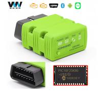 KONNWEI KW902 ELM327 V1.5 Bluetooth 5.0 OBD2 Scanner ELM 327 PIC18F25K80 Engine Check Car Scanner OBD 2 Diagnotic Code Reader KW902 Red