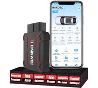 KONNWEI MAXOBD Bluetooth OBD2 Scanner for All Vehicles, Full System Car Code Reader, Wireless Diagnostic Tool with Bluetooth 5.2, OBDII Adapter for iOS & Android, Free Lifetime Updates