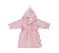 Konny Kids Bathrobes, Hooded Towel, Oeko-TEX Certified Bathrobes, Ultra Soft, Quick-Dry Washcloth for 3-5Y Baby Boys & Girls(Free Size, Pink)