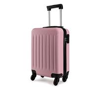 Kono 19 inch Children's Luggage Lightweight ABS 4 Wheel Spinner Suitcase Cabin Travel Case (Pink)