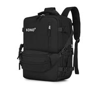 Kono 2-in-1 Travel Backpack with USB Charging Port, Daypack Casual School Bags with Detachable Waist Bag, Travel Laptop Rucksack Weekender Bag for Men Women