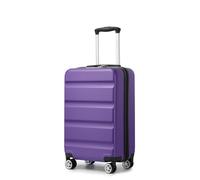 Kono 20 Inch Cabin Suitcase | Lightweight Hard Shell Luggage | TSA Lock | Dual Spinner Wheels | Small Hand Luggage for Travel & Business (Purple,55x35x22cm)