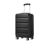 Kono 20 Inch Cabin Suitcase | Lightweight Hard Shell Luggage | TSA Lock | Dual Spinner Wheels | Small Hand Luggage for Travel & Business (Black,55x35x22cm)Black19Inch