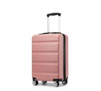 Kono 20 Inch Cabin Suitcase | Lightweight Hard Shell Luggage | TSA Lock | Dual Spinner Wheels | Small Hand Luggage for Travel & Business (Nude,55x35x22cm)