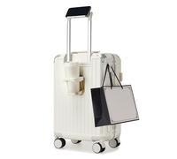 Kono 20 Inch Cabin Suitcase with Cup Holder, 39L PC Carry On Luggage