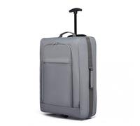 Kono 20" K1873-2 - SOFT SHELL HAND LUGGAGE - BLACK