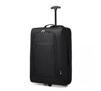 Kono 20" K1873-2 - SOFT SHELL HAND LUGGAGE - BLACK