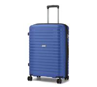 Kono 24 Inch Expandable Medium Suitcase with Cup Holder and Side Hook, Lightweight PP Travel Luggage for Holiday, Business (Navy)