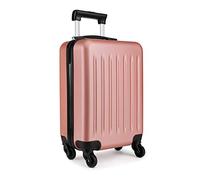 Kono 24 inch Luggage ABS Hard Shell Hand Suitcases Medium Luggage with 4 Spinner Wheels Lightweight Travel Trolley Case (24'', Nude)