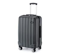 Kono 28 Inch Large Hard Shell Luggage Lightweight ABS+PC Suitcase with 4 Spinner Wheels Business Trip Trolley Case Suitcase (Grey)