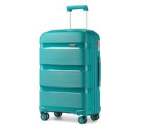Kono 28 Inch Large Size Suitcase Hard Shell Luggage Travel Trolley with 4 Spinner Wheels Lightweight XL Polypropylene Travel Case with TSA Lock(Turquoise)