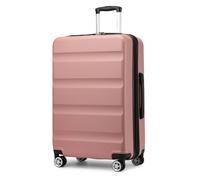 Kono 28 Inch Large Suitcase | Expandable Hard Shell Luggage | Lightweight Design with TSA Lock & 4 Dual Spinner Wheels | Ideal for Travel & Business (Nude,75x47.5x29.5cm)