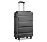 Kono 28 Inch Large Suitcase Hard Shell, Durable Checked Luggage, Grey | Lightweight ABS+PC,4 Silent Spinner Wheels,Telescopic Handle,TSA Combination Lock,YKK Zipper,Ideal for Long Trip and Holiday