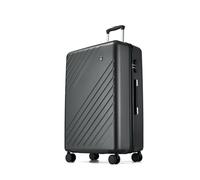 Kono 28 Inch Suitcase Large with 4 Wheels Lightweight Hard Shell ABS+PC Check in Hold Luggage Durable Travel Suitcase with 3 Digit Combination Lock (Black)