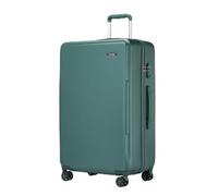 Kono 28" Large Suitcase Lightweight Check-in Luggage PC+ABS Hard Shell Travel Bag with Double Spinner Wheels TSA Security Lock (Army Green)