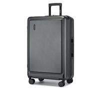Kono 28" Large Suitcase Luggage ABS Hard Shell Trolley Case, Travel Large Suitcase 4 Spinner Wheel Lightweight Travel Case Check in with TAS Lock, Grey