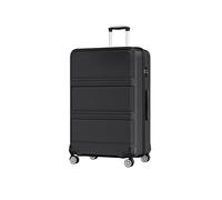 Kono 32" Extra Large Durable Hard Shell Hold Suitcase Lightweight ABS+PC Checked Luggage with Smooth Spinner Wheels for Family Long Haul Trips (Black)