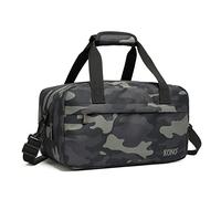 Kono 35x20x20 Holdall Cabin Luggage Travel Bag Under Seat Flight Bag with Shoulder Strap 14L (Camo)