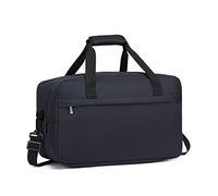 Kono 35x20x20 Holdall Cabin Luggage Travel Bag Under Seat Flight Bag with Shoulder Strap 14L (Dark Blue)