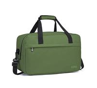 Kono 35x20x20 Holdall Cabin Luggage Travel Bag Under Seat Flight Bag with Shoulder Strap 14L (Green)