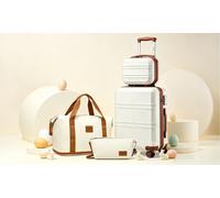 KONO 4-Piece Travel Set with Carry-On Bag & Toiletry Organiser