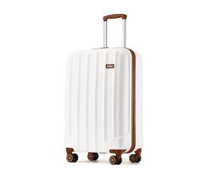 Kono 55x35x20cm Cabin Hard Shell Suitcase for Ryanair Easyjet | Cabin Size, 4 Spinner Wheels, Combination Lock, 3-stage Handle, Water Resistant, Lightweight Luggage