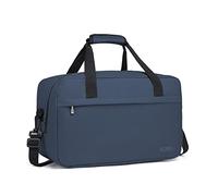 Kono 55x35x25 Cabin Hand Luggage Travel Carry-on Holdall Bag Overnight Weekend Bag with Shoulder Strap 48L (Navy)