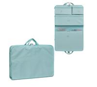 Kono 6-in-1 Water-resistant Travel Compression Packing Cubes, Expandable Suitcase Organiser with Zippers & Luggage Strap, Large Capacity Clothes Bags for Home Storage, Holiday Accessory(Blue)