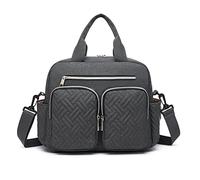 Kono Baby Changing Bag, Multifunction Nappy Bags, Hospital Maternity Tote Handbag, Diaper Messenger with Stroller Straps and Insulated Pockets, for Mum and Dad