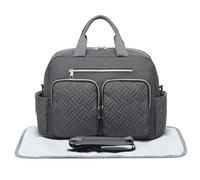 Kono Baby Changing Bag, Multifunction Nappy Bags with Portable Changing Mat, Hospital Maternity Tote, Diaper Messenger with Stroller Straps and Insulated Pockets, for Mum and Dad