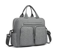 Kono Baby Changing Bag Nappy Changing Bags Multifunctional Baby Diaper Bag, Maternity Messenger for hospital with Insulated Pockets (Grey)