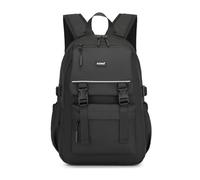 Kono Backpack Men, Backpack Portable Travel Backpack Waterproof with Adjustable Buckle and Multiple Pockets for Travel Weekender Sport(Black)