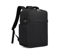 Kono Backpack Mens, Travel Rucksack for Men Women Lightweight Backpack Womens 17L School Bag (Black)