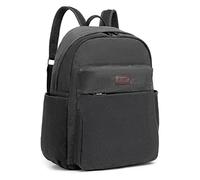 Kono Backpack School Bag Casual Daypack Canvas Travel Rucksack 13.5 Inch Laptop Backpack for Teenage College Schoolbag Boys Girls Men Women Work (Black)