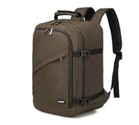 Kono Cabin Bag 40x20x25 for Ryanair Underseat Travel Carry-on Backpack Cabin Size 20L (Brown)