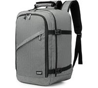 Kono Cabin Bags 44x33x20 cm Underseat for Easyjet,Medium Carry On Travel Backpack 30 L Cabin Size Rucksack Hand Luggage Bag Grey