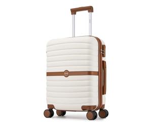 Kono Cabin Hard Shell Suitcase, Lightweight ABS+PC Carry On Hand Luggage | 20 Inch 36L Compact Trolley, 55x40x20cm Ryanair & easyJet Approved, Silent Spinner Wheels & Lock for Short Business Trips