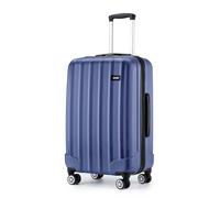 Kono Cabin Suitcase 55x35x20cm ABS Hard Shell Carry On Luggage | Trolley Case, Lightweight Hand Luggage, 4 Silent Wheels, Combination Lock, 3-Stage Handle