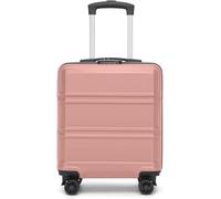 Kono Carry on Suitcase 45x36x20cm Easyjet Underseat Cabin Hand Luggage Hard Shell Lightweight Travel Trolley Case with 4 Spinner Wheels (Nude)