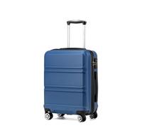 Kono Carry on Suitcase Hand Small Cabin Luggage Hard Shell Lightweight Travel Trolley Luggage Suitcase with TSA Lock and Sturdy 4 Spinner Wheels,(Navy, Cabin 20")