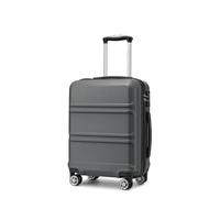 Kono Carry on Suitcase Hand Small Cabin Luggage Hard Shell Lightweight Travel Trolley Luggage Suitcase with TSA Lock and Sturdy 4 Spinner Wheels,(Grey, Cabin 20")
