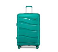Kono Hand Cabin Luggage Lightweight Polypropylene Hard Shell Carry On Suitcase Trolley with TSA Lock Spinner Wheels