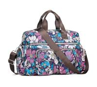 Kono Handbag Top-Handle Bag for Women, Multi-Pockets Messenger Crossbody Bag, Large Waterproof Satchel Shoulder Bag, Ladies Lightweight Tote Bag for Work Shopping Travel(Navy)